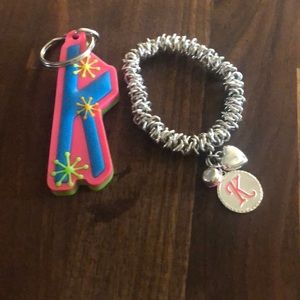Bracelet and keychain